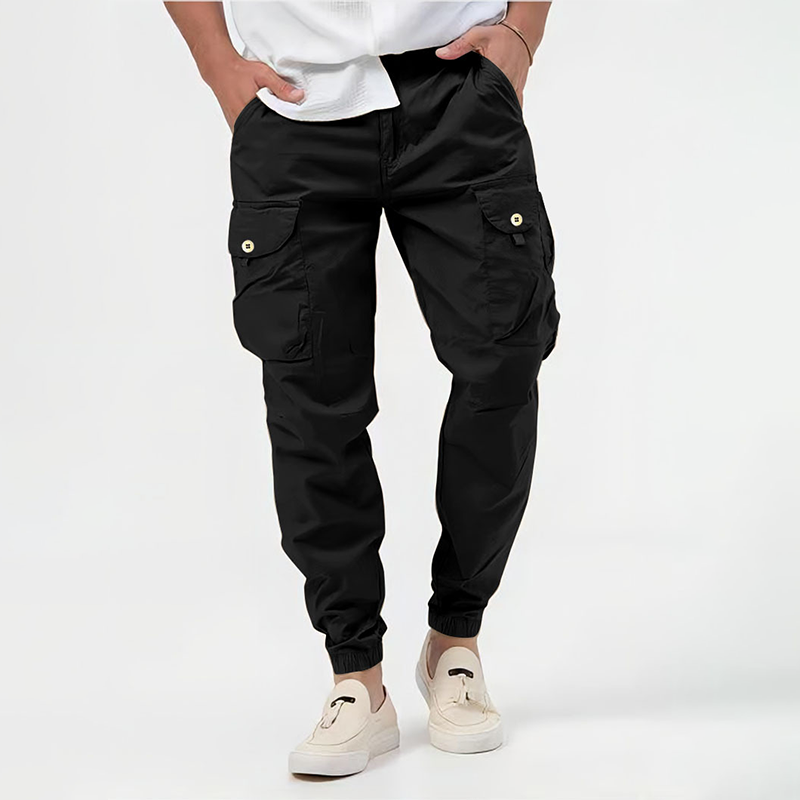 Christopher Pantalon Cargo Léger Pour Hommes Avec Poches Multifonctions Pour Déplacements Quotidiens