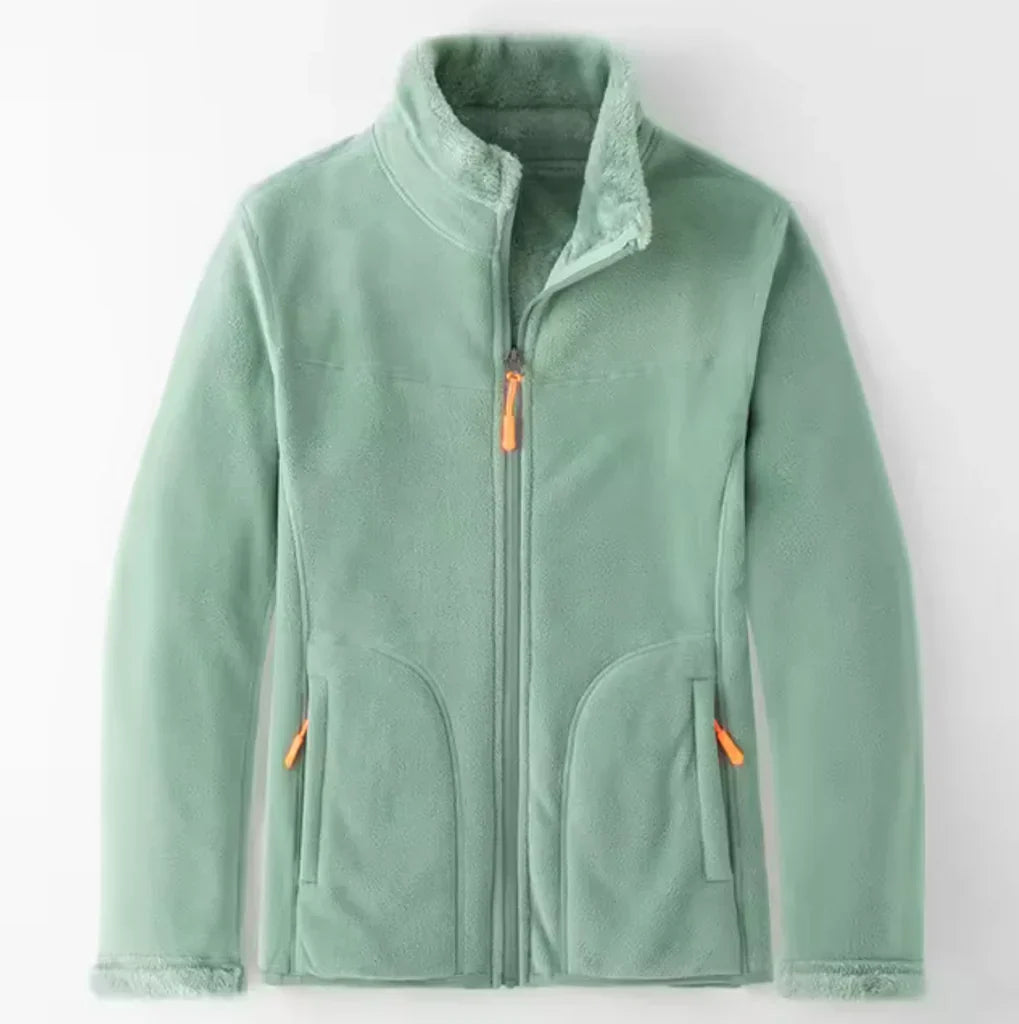 Veste Polaire Pour Homme Zippée Intégrale Avec Doublure Peluche Poches Zippées Coupe Classique