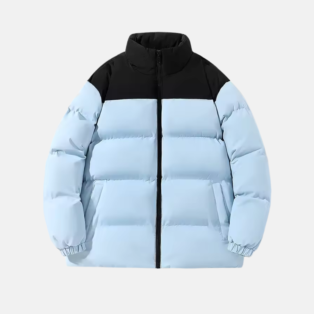 Amawinc Veste Homme Imperméable Col Montant Isolation Matelassée Coupe Décontractée Ligne Nordisk Flair