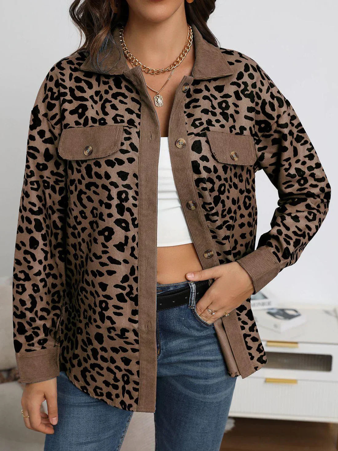 Bridget Leopard Jacket