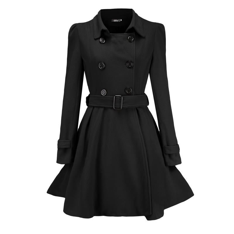 Damen Trenchcoat mit eleganter taillierter Passform Amawinc