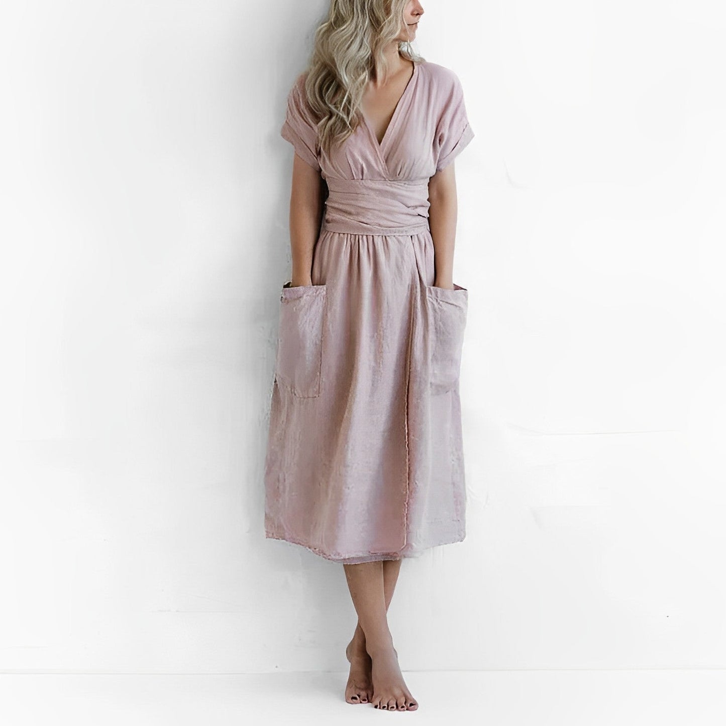 Leichtes Leinenkleid von Fudus für Damen