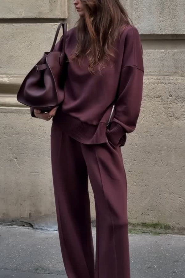 Amawinc Pull En Maille Femme Oversize Col Montant Doux Et Confortable Pour Automne Hiver