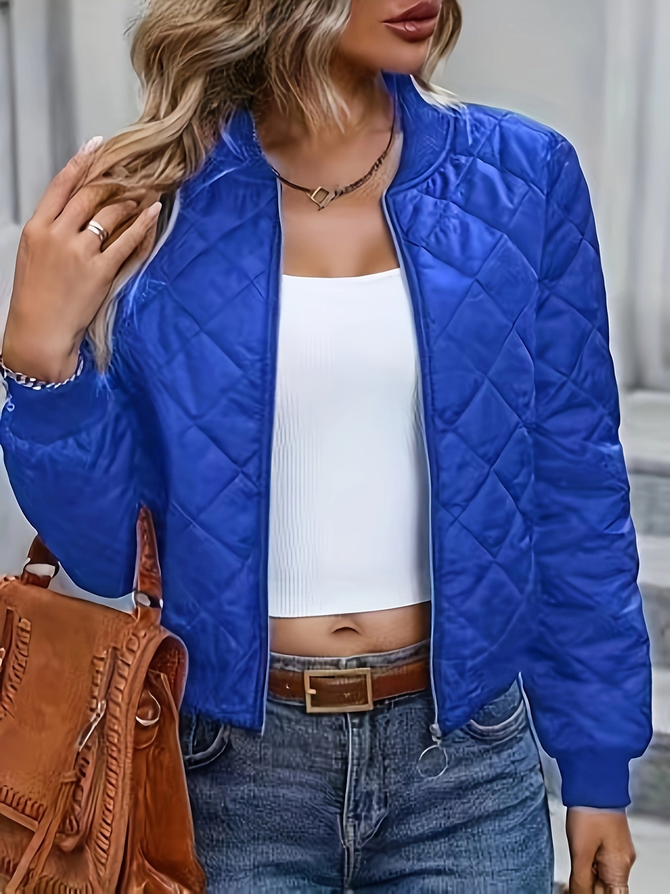 Avelena Argyle Damen Bomberjacke