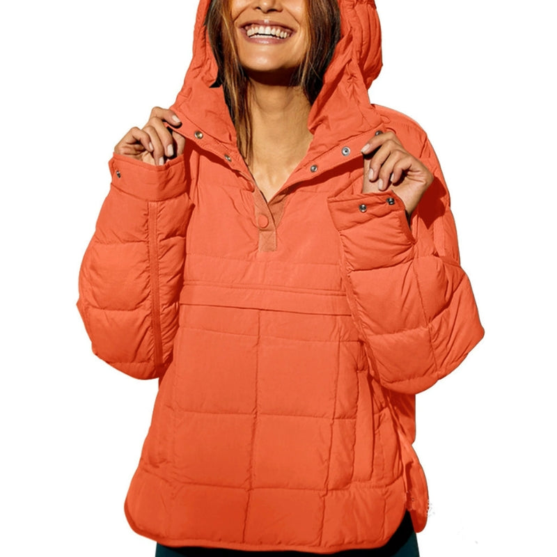 Pull Matelassé Noria PrimePuffer Isolation Chaude Capuche Résistant À L Eau Compactable