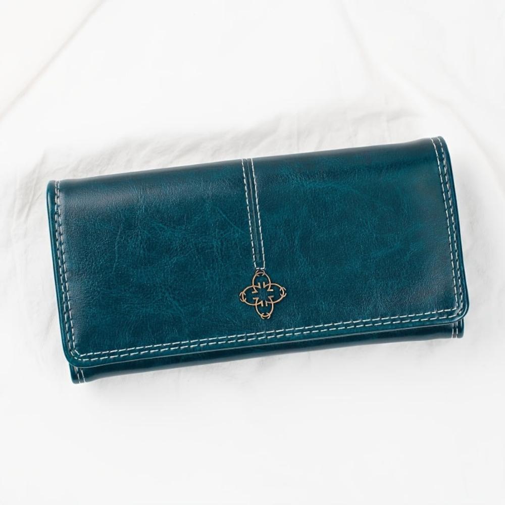 Amawinc Sandra Portefeuille Bifold En Cuir Végan De Luxe Compact Pour Organisation Quotidienne Et Sécurisée