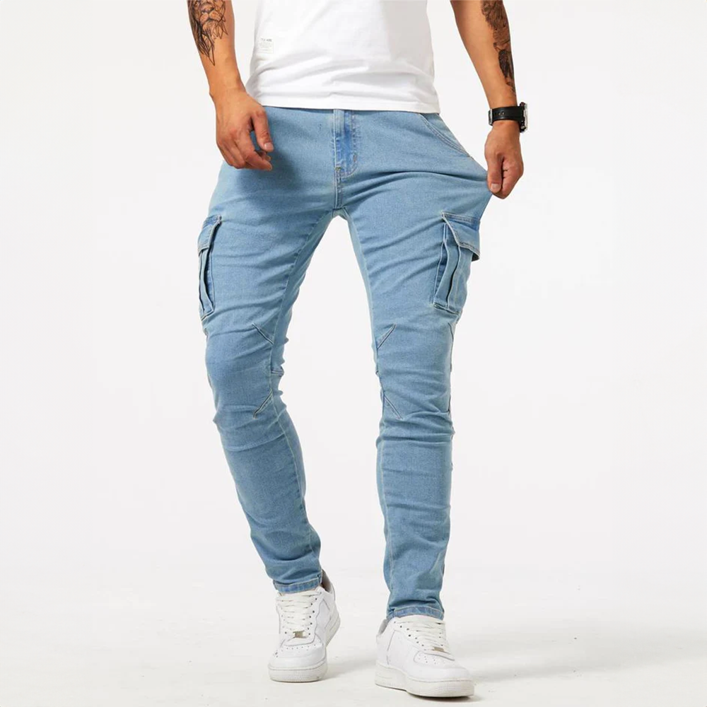 Alex Cargo Jeans with Stretch