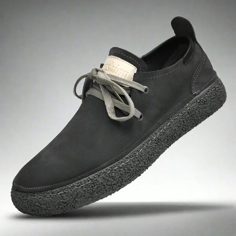 Komfortable und elegante Herren-Nubuklederschuhe mit weicher Sohle