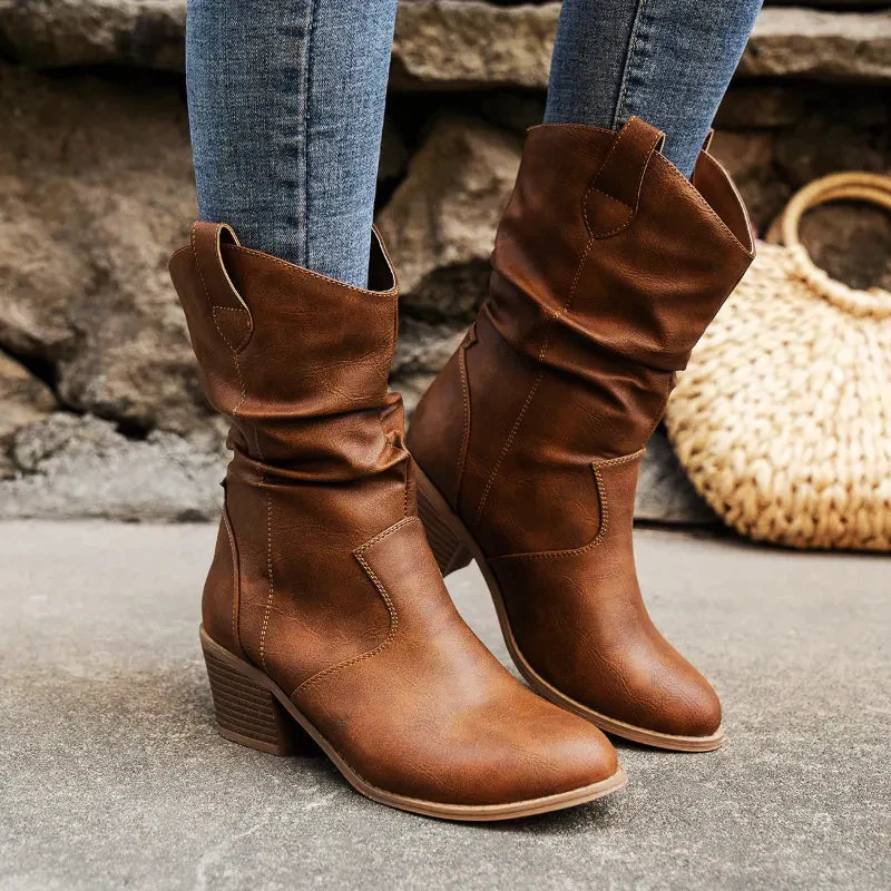 Abelia Western Cowboy Boots