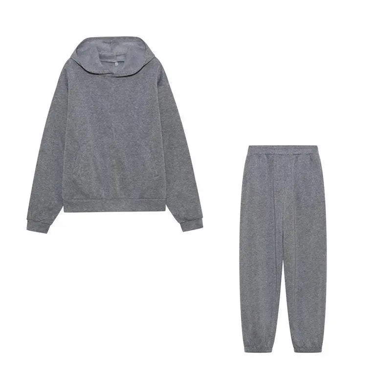 Alessia: Zweiteiliges Set aus dickem Langarm-Pullover und Hose