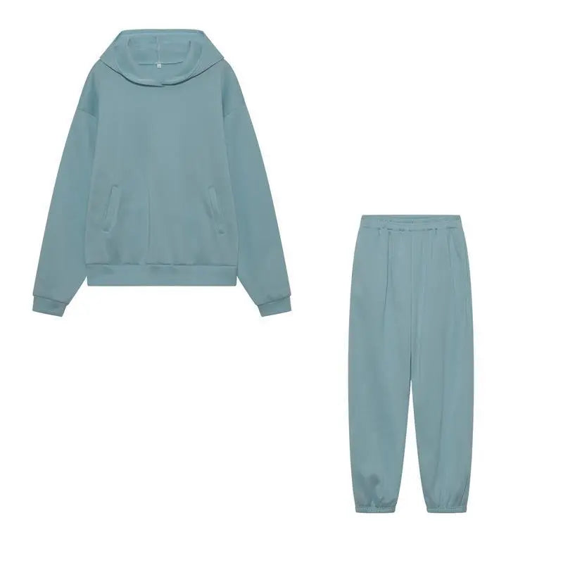 Alessia: Zweiteiliges Set aus dickem Langarm-Pullover und Hose