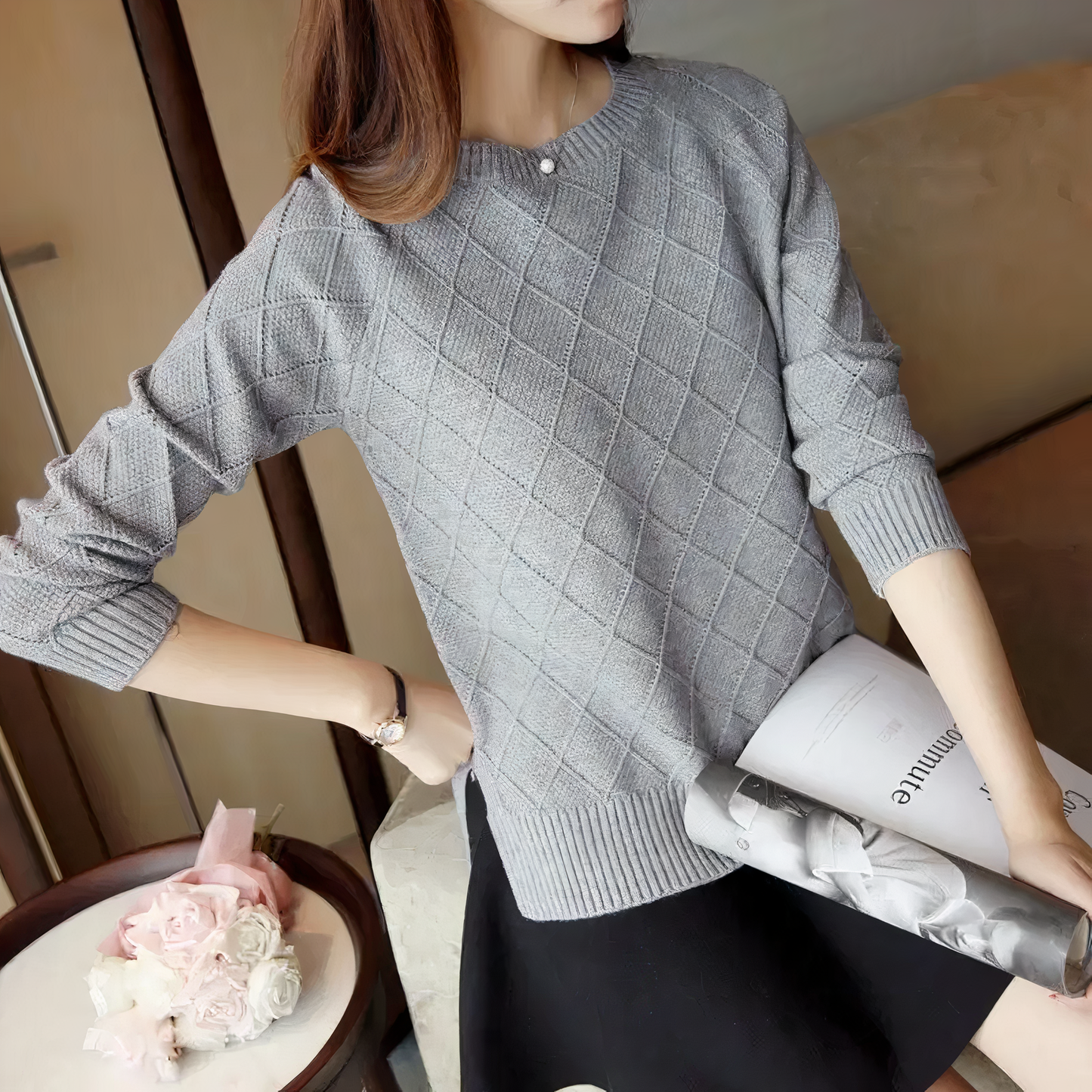 Annie Winter Knit Sweater