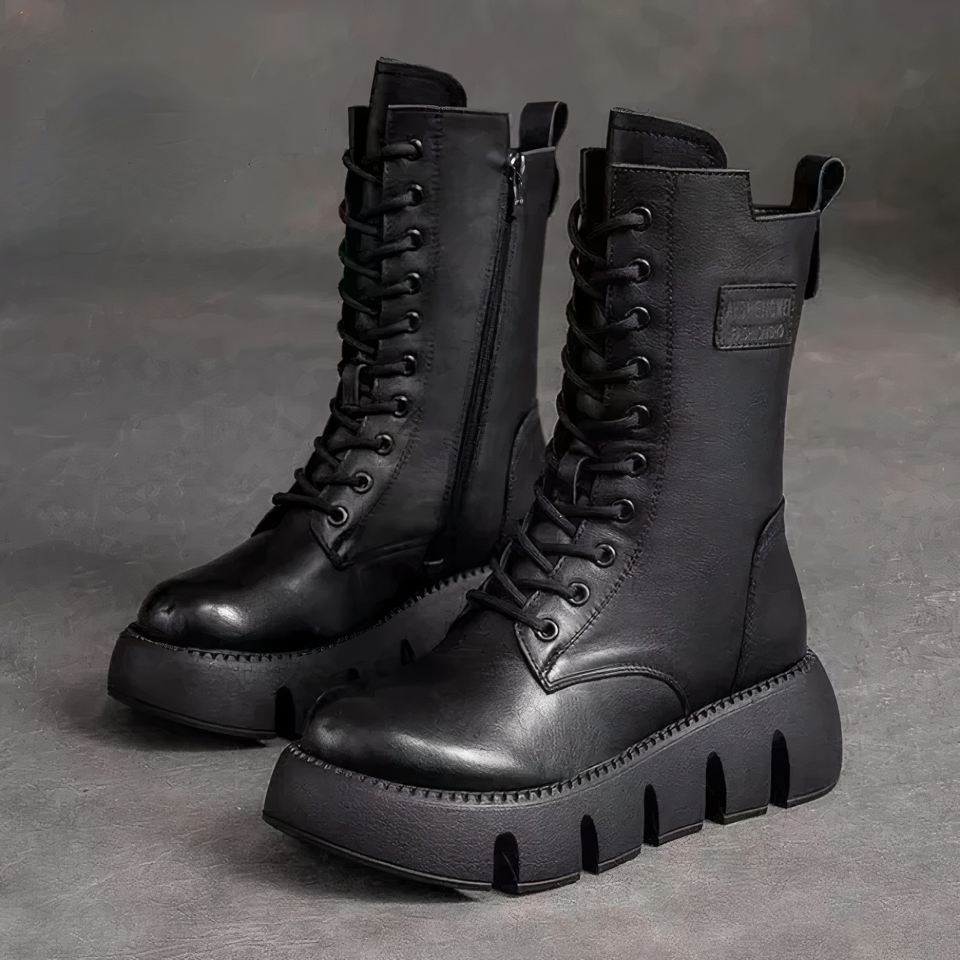 Ari Ankle Boots with Platform Sole