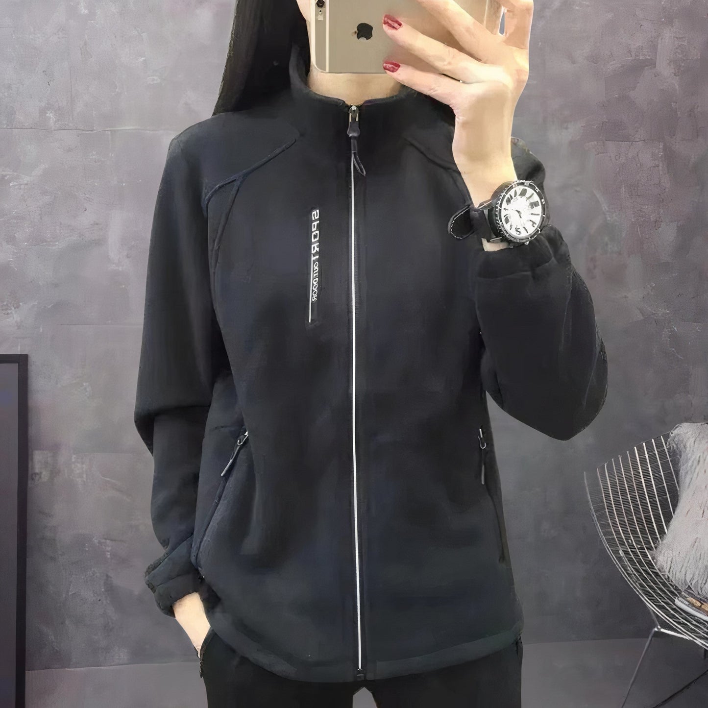 Ava: Sportliche Fleecejacke für Damen