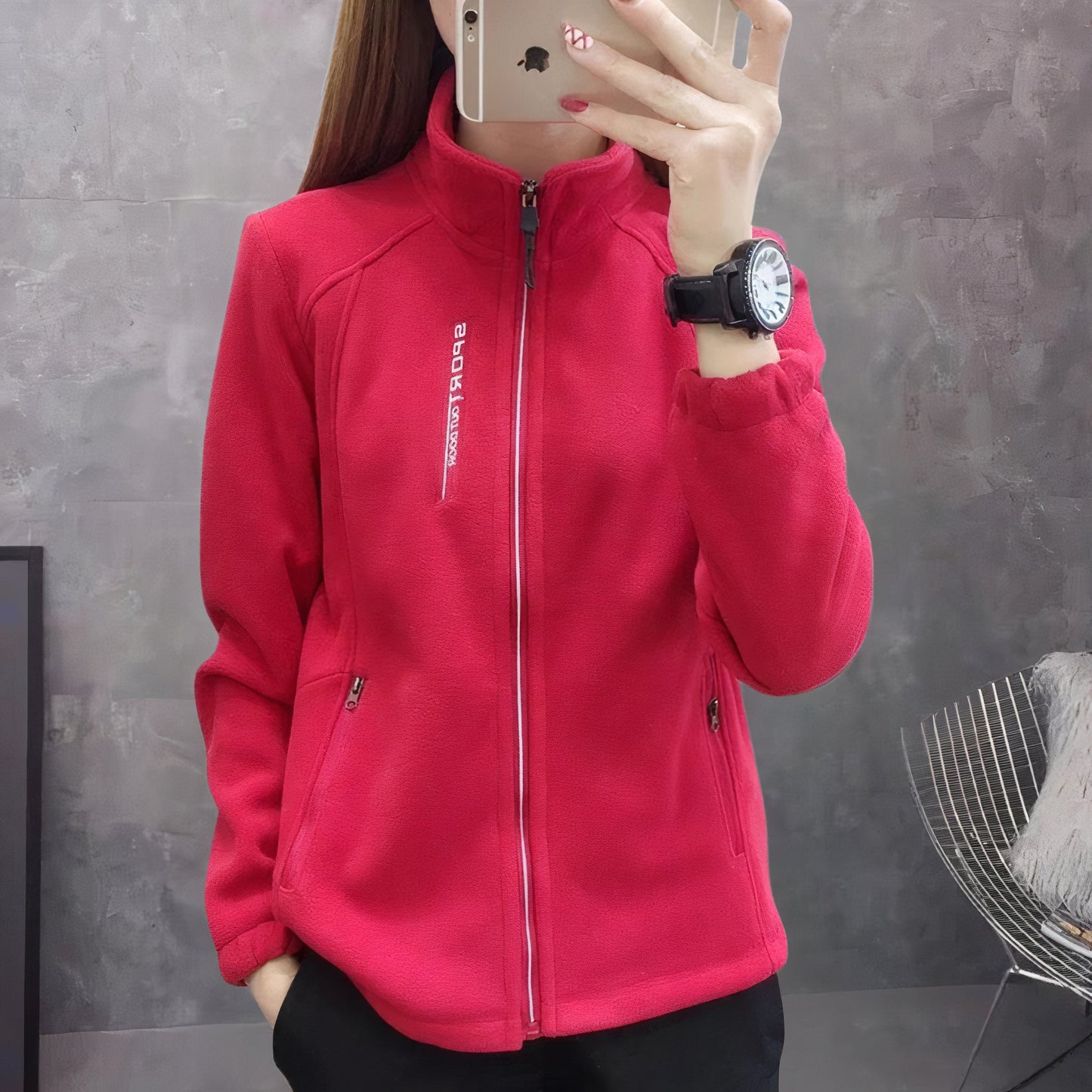 Ava: Sportliche Fleecejacke für Damen