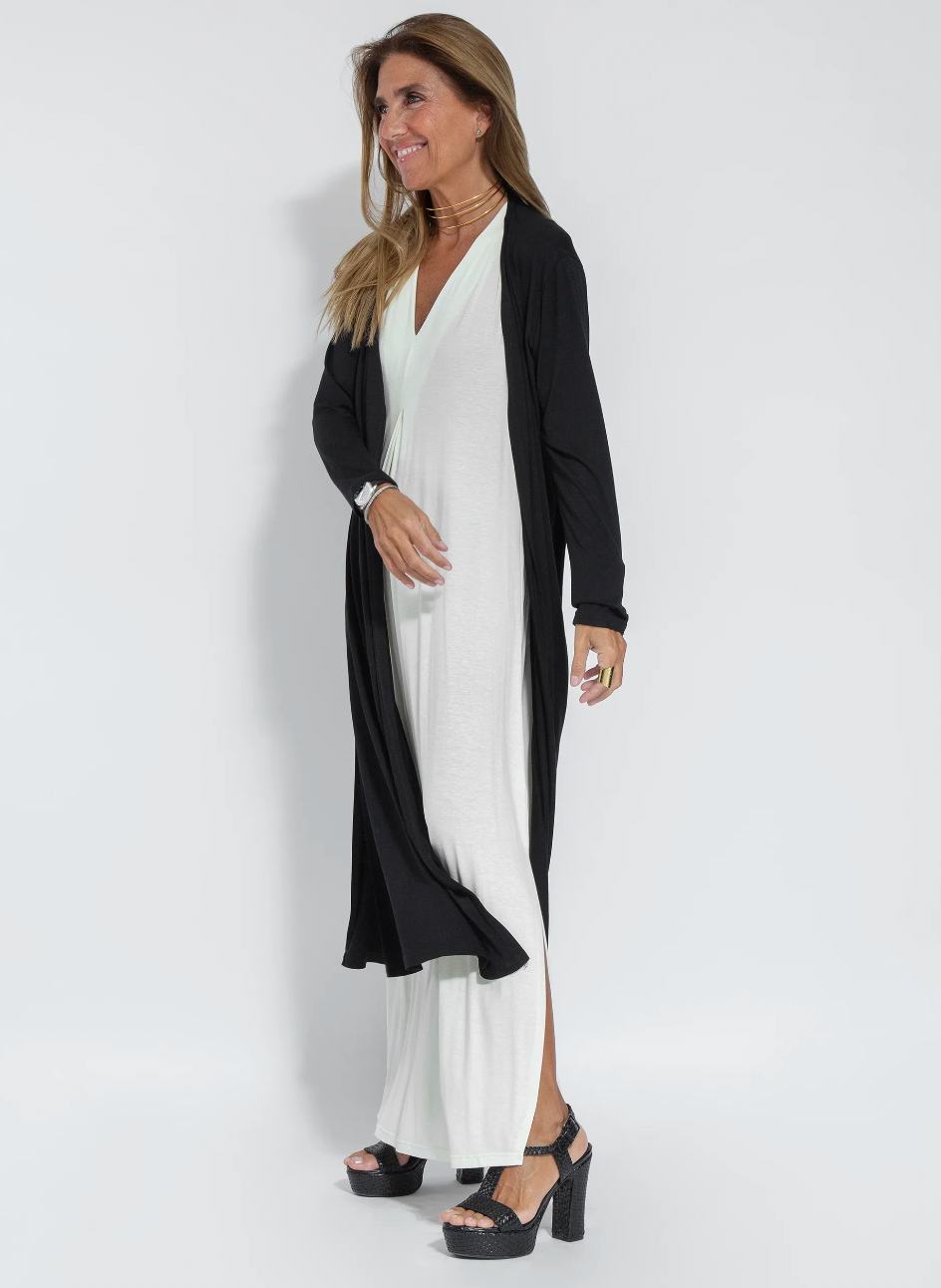 Elfleda - Langes Kleid inklusive Weste