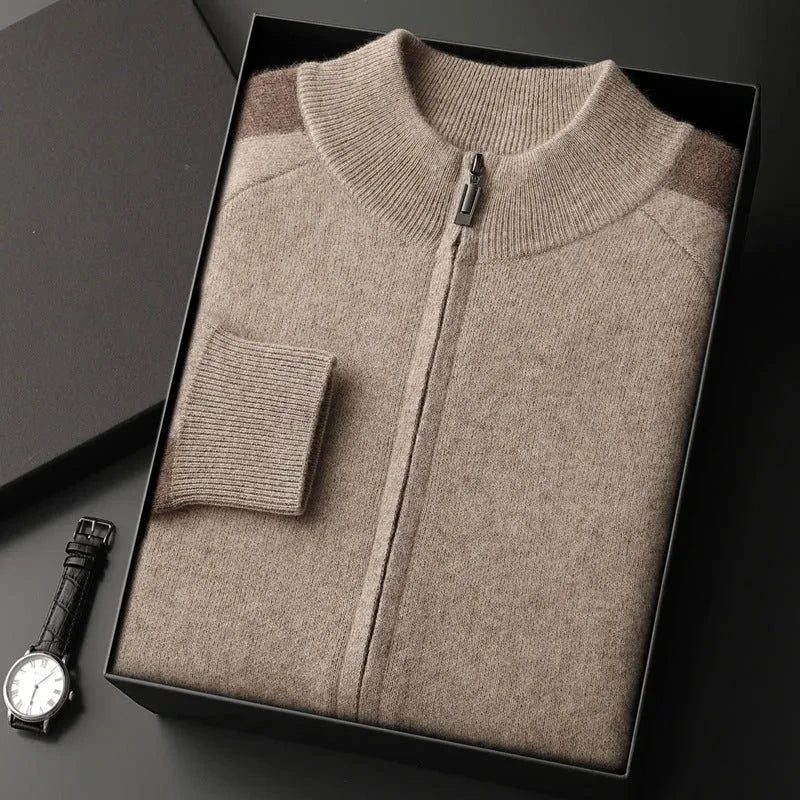 Ensemble Adam Wool à Zip Complet Veste Structurée et Jogging Fuselé Léger et Isolant