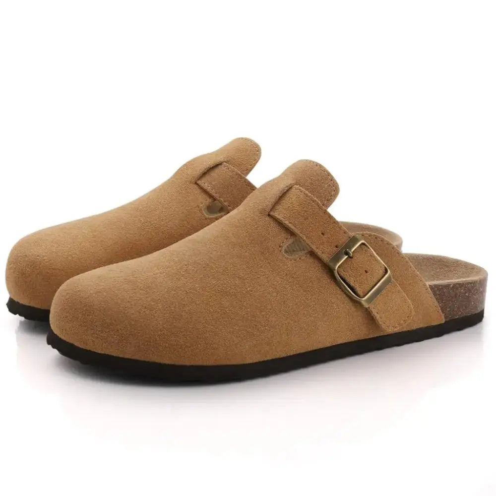 Mules À Boucle Ajustable Pour Femme Confort Doux Et Polyvalentes Idéales Pour Détente À La Maison