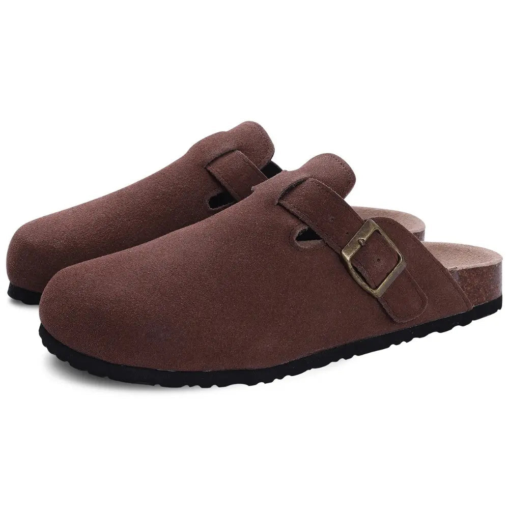 Mules À Boucle Ajustable Pour Femme Confort Doux Et Polyvalentes Idéales Pour Détente À La Maison