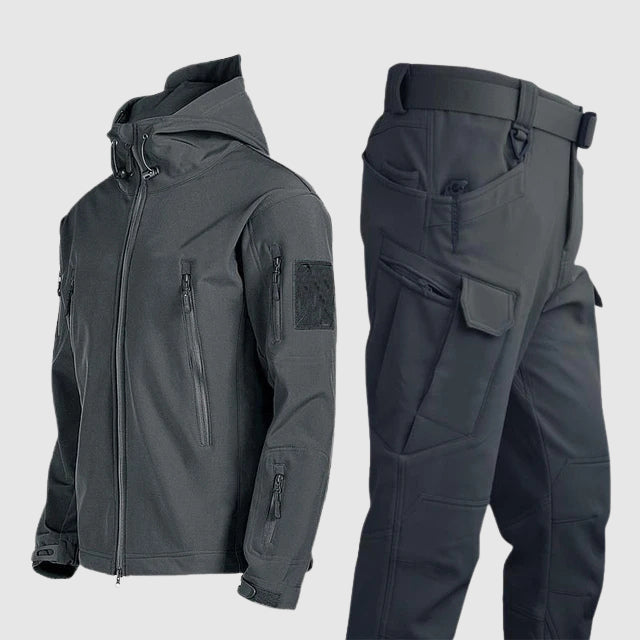 Ensemble Aegis Pro Tactique Pour Randonnée Et Camping Avec Veste Tactique À Poches Zippées Et Pantalon Renforcé