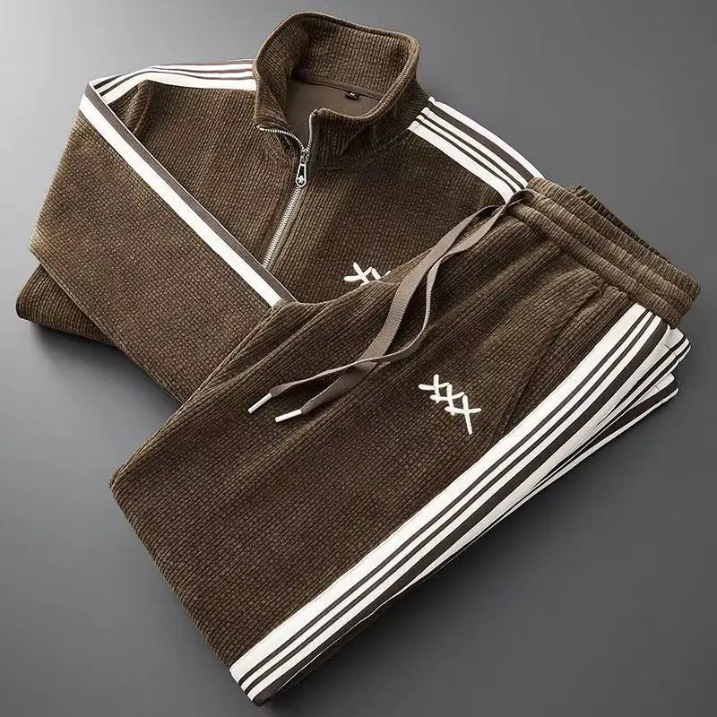 Survêtement Corduroy Sport Alessandro Veneti Performance Et Style Athlétique Contemporain Pour Homme