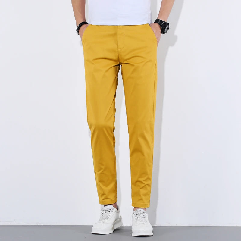 Pantalon Alessandro Veneti Vivid Lane En Coton Confortable Et Audacieux Pour Tous Les Jours