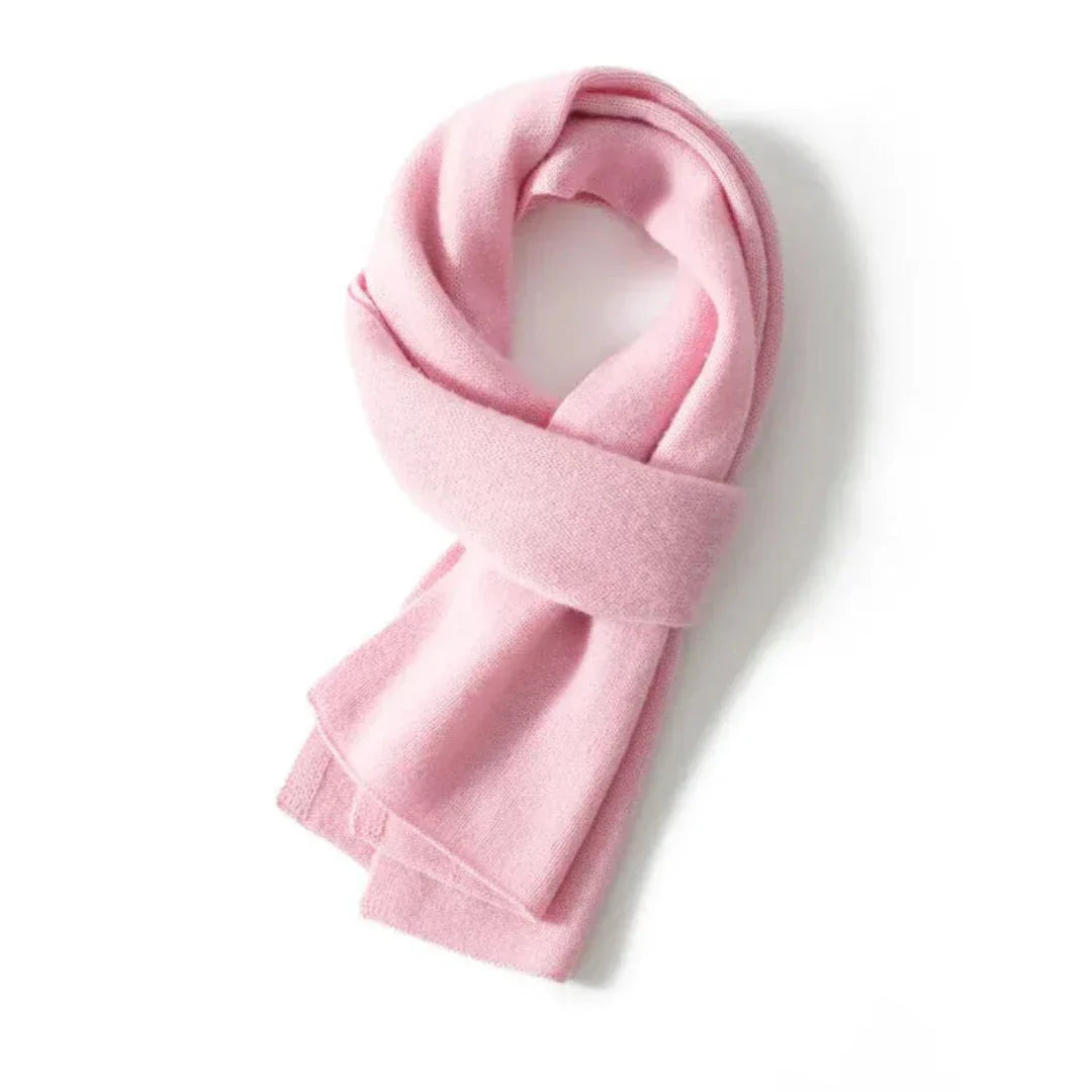 Écharpe en Cachemire Alia Luxe Intemporelle pour Froids avec Design Minimaliste et Couleurs Classiques et Vibrantes