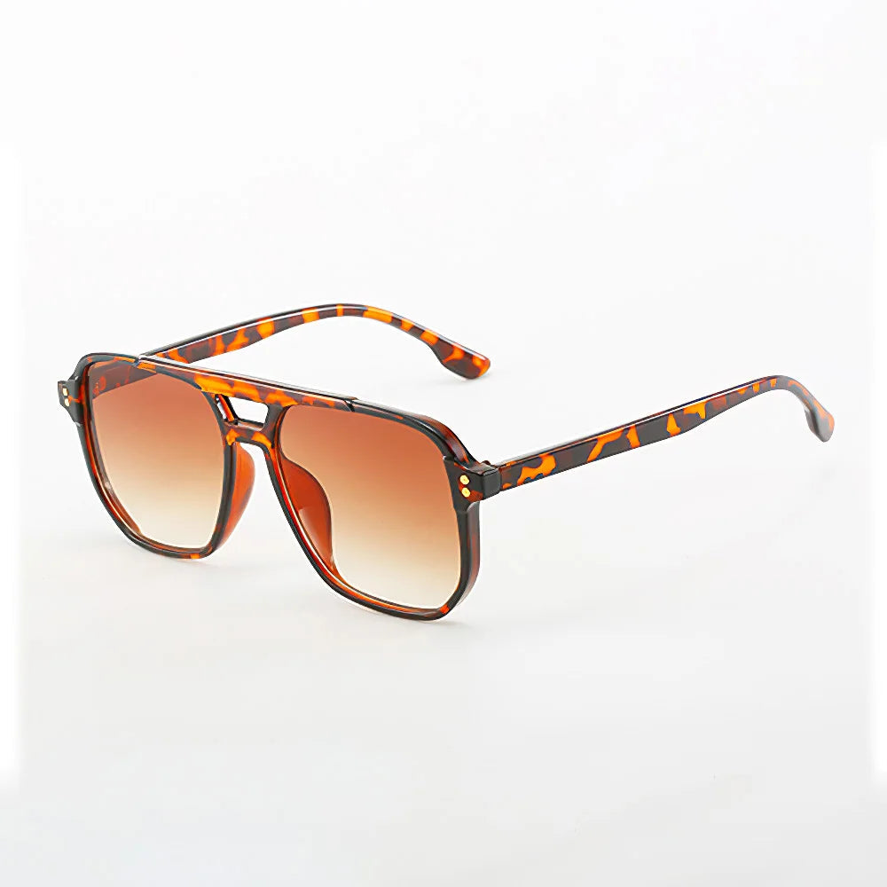 Lunettes Amber Drift Cadre En Acétate Écaille De Tortue Ambre Dégradé UV400 Légères Et Durables