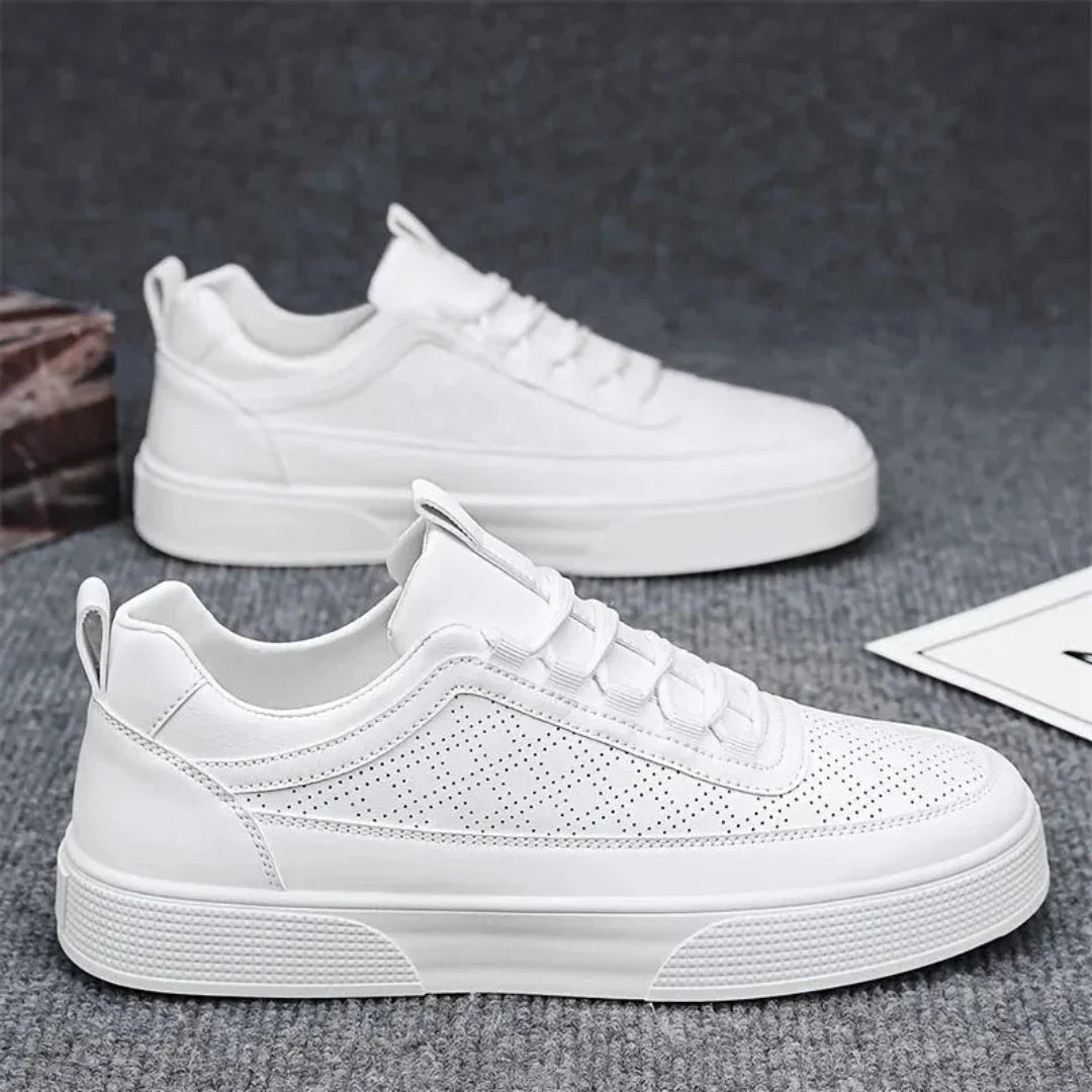 Ares Chaussures Décontractées À Enfiler Pour Homme En Cuir Perforé Respirant Confort Idéales Pour Déplacements Urbains