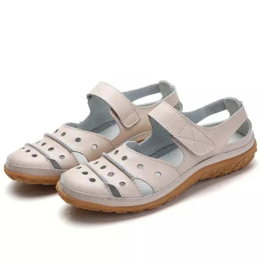 Sandales En Cuir Ariana Pour Femme Confort Toute La Journée Idéales Pour Voyage Et Sorties