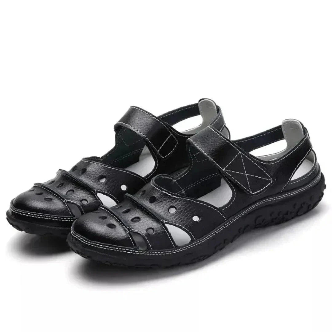 Sandales En Cuir Ariana Pour Femme Confort Toute La Journée Idéales Pour Voyage Et Sorties
