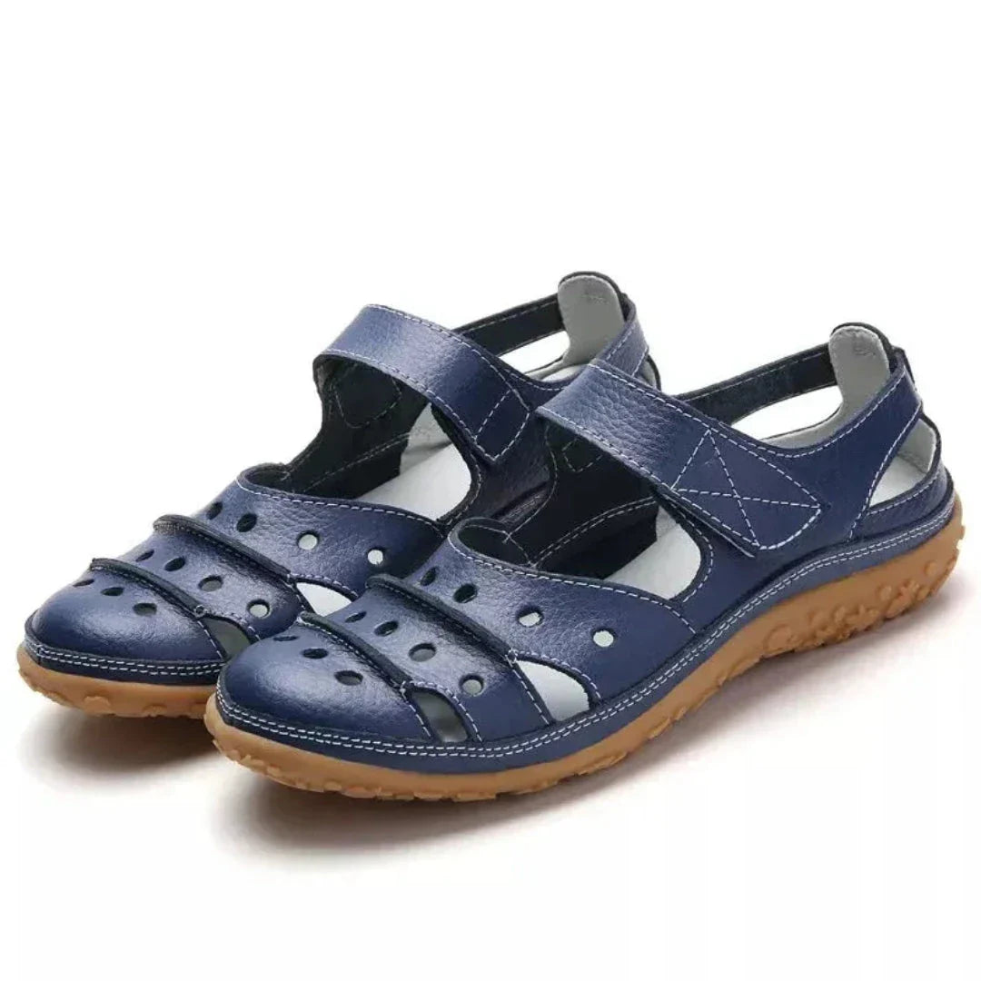 Sandales En Cuir Ariana Pour Femme Confort Toute La Journée Idéales Pour Voyage Et Sorties