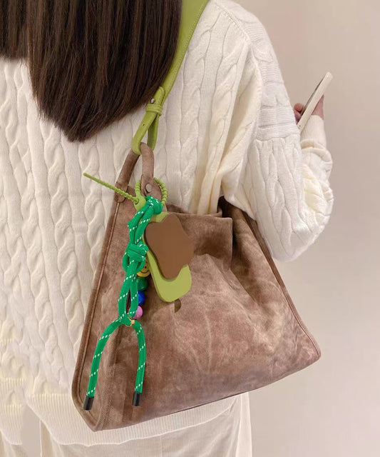 Sacs à bandoulière en similicuir tie-dye kaki Art - Amawinc