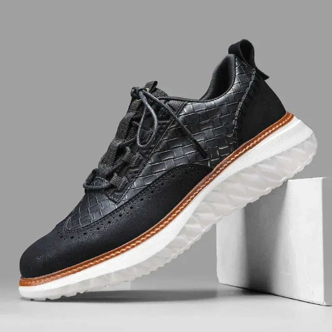 Baskets Orthopédiques En Cuir Avec Amorti Orthopédique Respirables Et Confort Flexible Pour Tous Les Pas