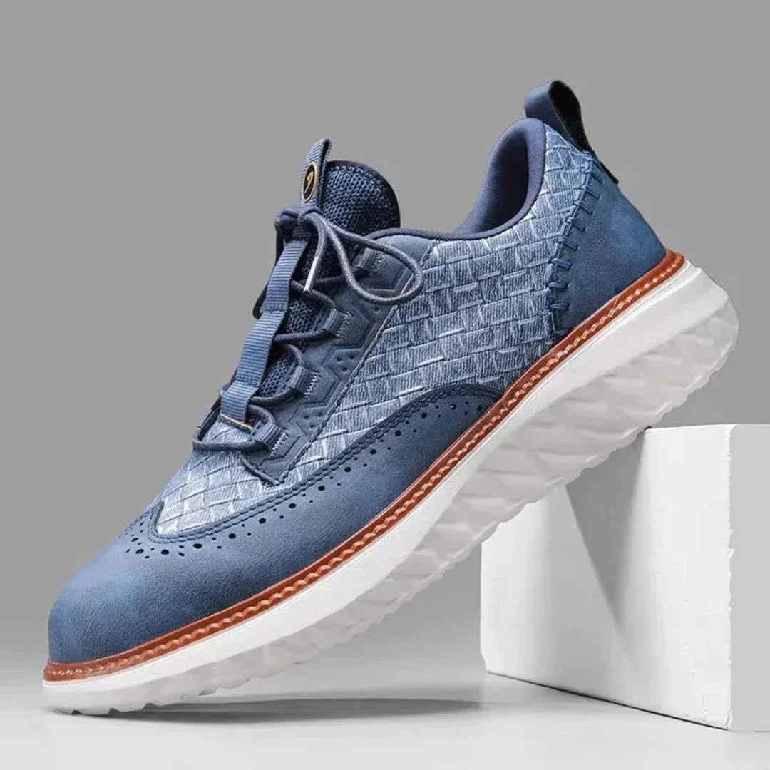 Baskets Orthopédiques En Cuir Avec Amorti Orthopédique Respirables Et Confort Flexible Pour Tous Les Pas