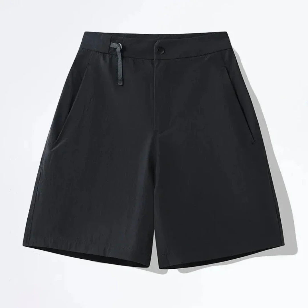 Shorts Homme À Séchage Rapide En Nylon Elasthanne Léger Avec Poche Zippée Et Évacuation De L Humidité