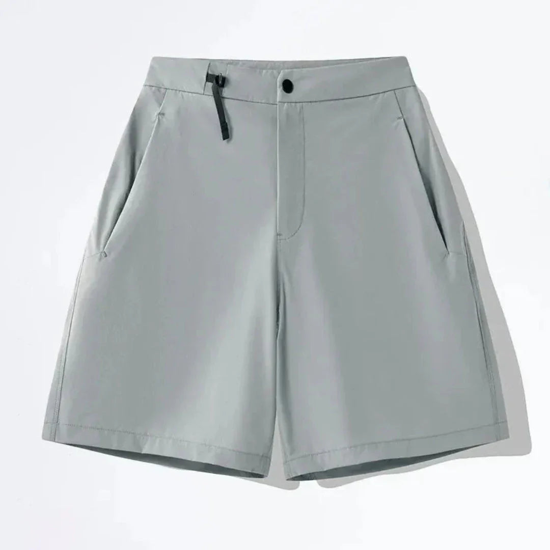 Shorts Homme À Séchage Rapide En Nylon Elasthanne Léger Avec Poche Zippée Et Évacuation De L Humidité