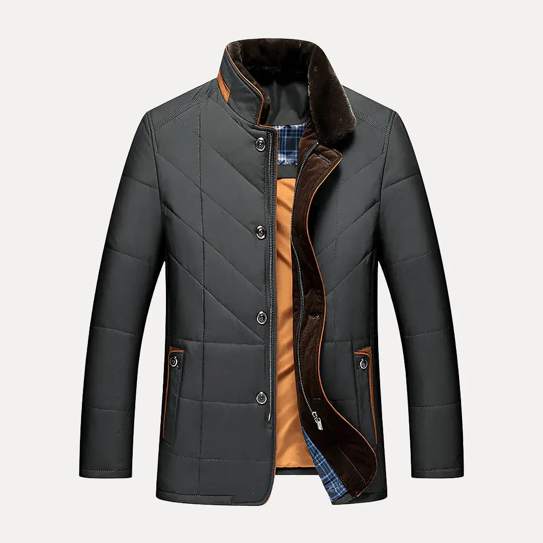 Veste Matelassée Aurelien Classic Heritage Léger Isolation En Coton Extérieur Hydrofuge Et Retient La Chaleur