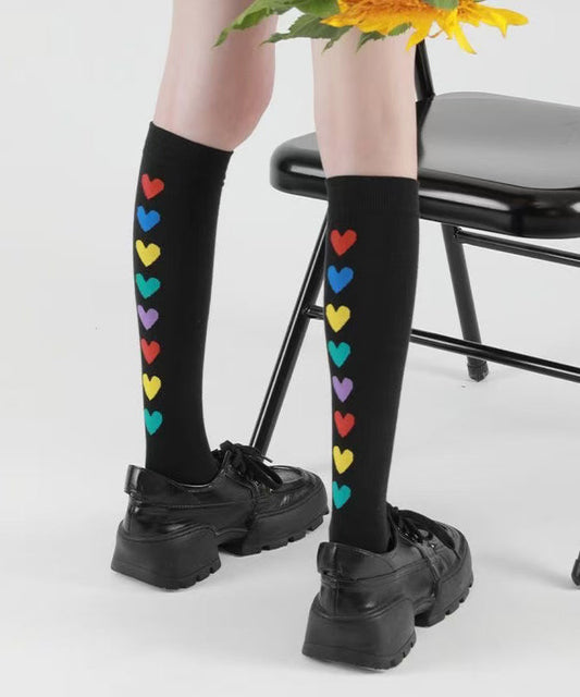 Chaussettes montantes douces en jacquard, nouveauté automne-hiver - Amawinc