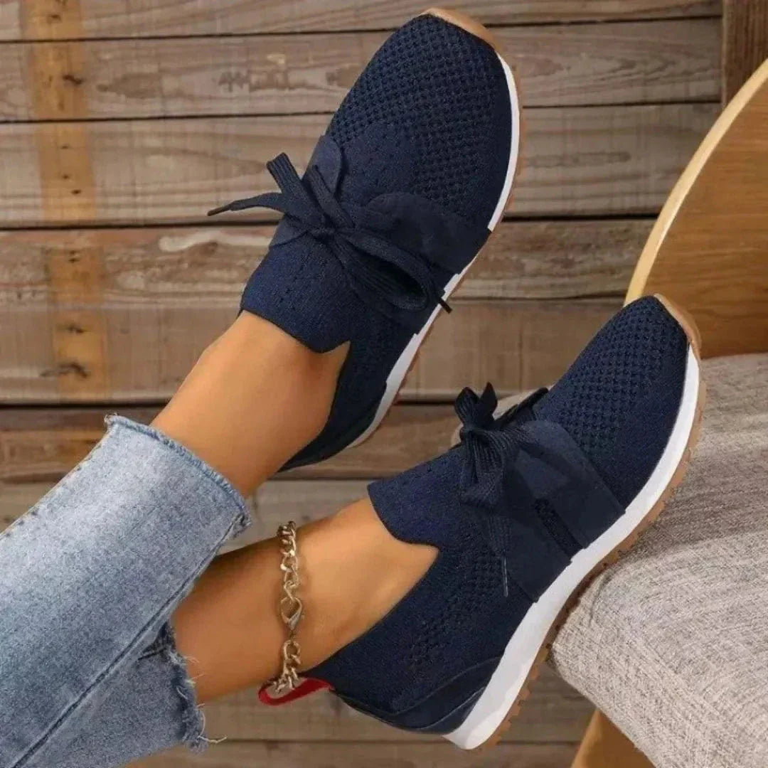 Baskets À Enfiler En Maille Respirante Avery Femme Confort Léger Pour Le Quotidien Et Weekend