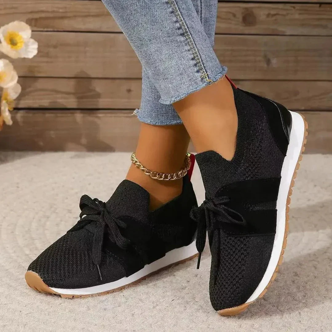 Baskets À Enfiler En Maille Respirante Avery Femme Confort Léger Pour Le Quotidien Et Weekend