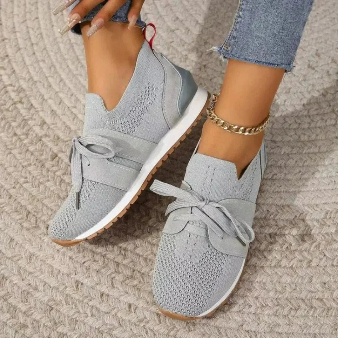 Baskets À Enfiler En Maille Respirante Avery Femme Confort Léger Pour Le Quotidien Et Weekend