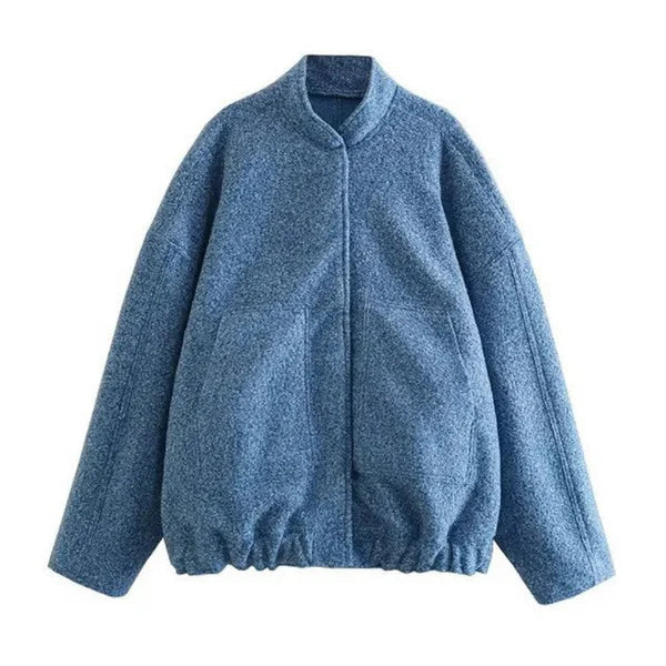 Avelena Oversized Bomber Jacket