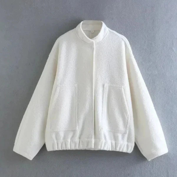 Avelena Oversized Bomber Jacket