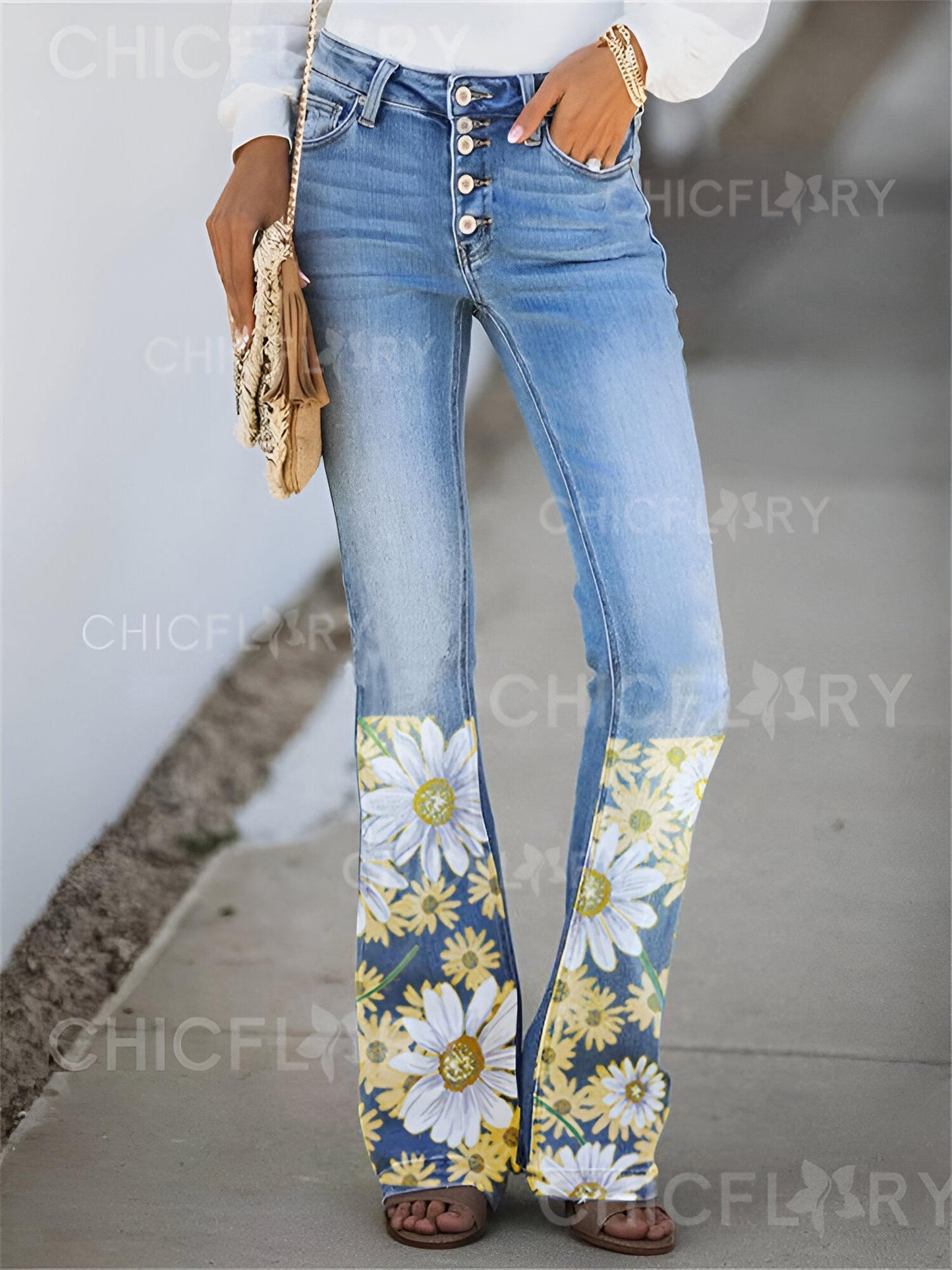 Damen Jeans Fabienne: Schlanker Schnitt