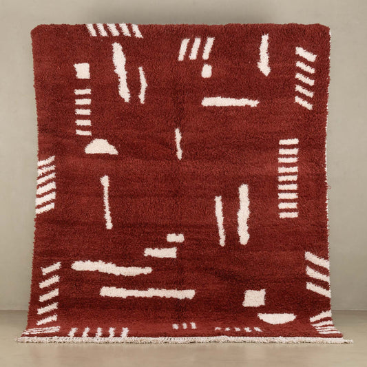Aanbar - Beni ourain rug - Amawinc