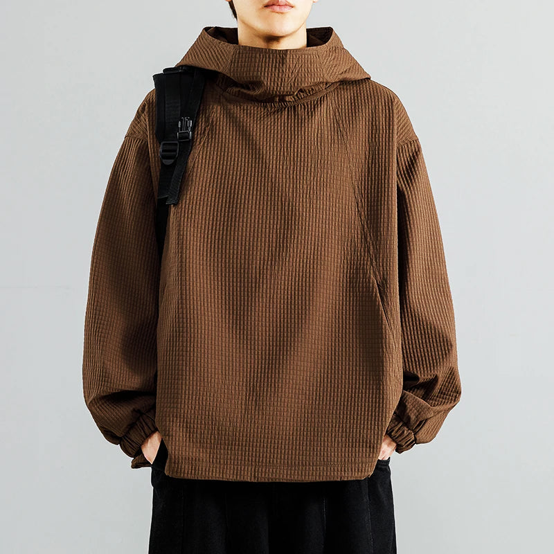 Sweat À Capuche Homme Draxen Silhouette Baggy Et Coupe Décontractée Pour Streetwear Oversize Par Amawinc
