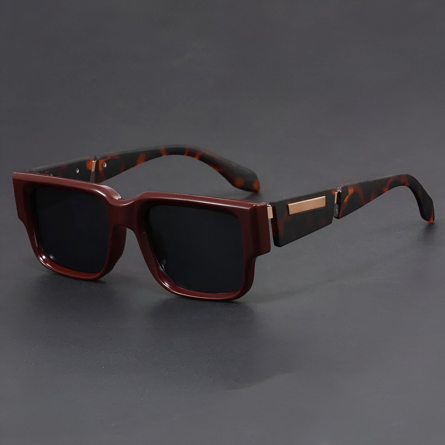 Lunettes De Soleil Barron Edge Cadre Carré Épais Avec Attitude Aiguisée Et Confort Durable