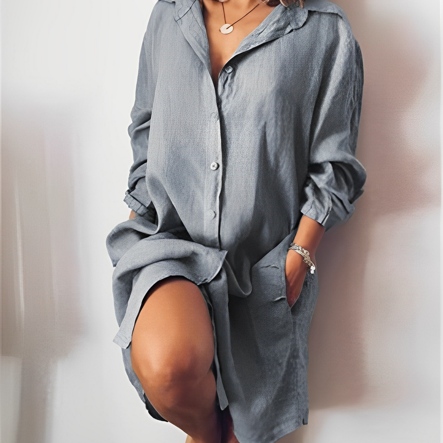Leichte und bequeme Leinenbluse von Ember