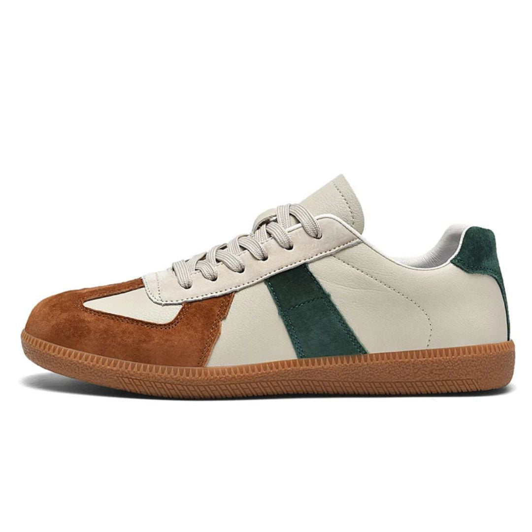 Baskets Beckett Classic En Daim Et Cuir Semelle Gomme Ultra Confortables Pour Tous Les Jours